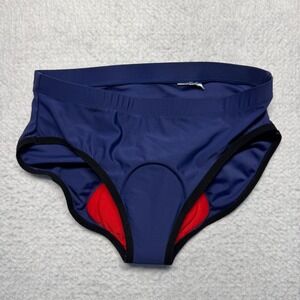 BALEAF 3D Padded Athletic Cycling Shorts Mini Biker Under Pants Blue‎ Women's M